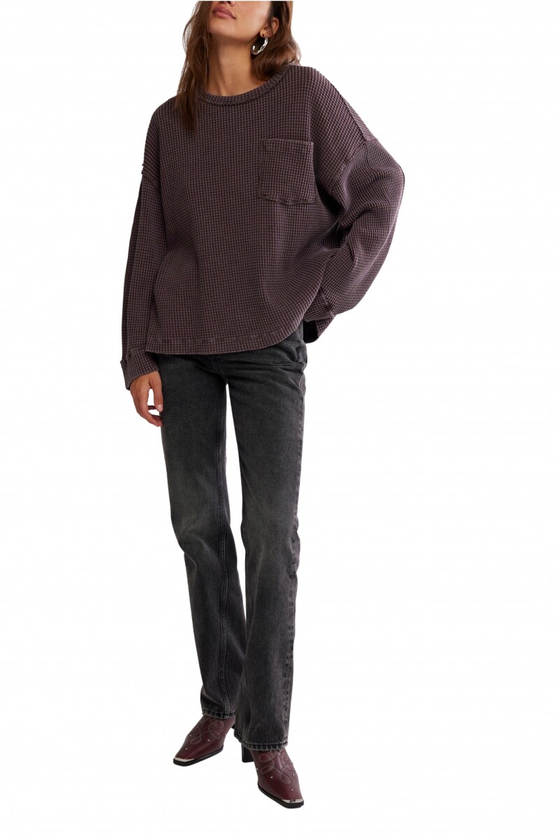 CAMISETA POCKET Violeta