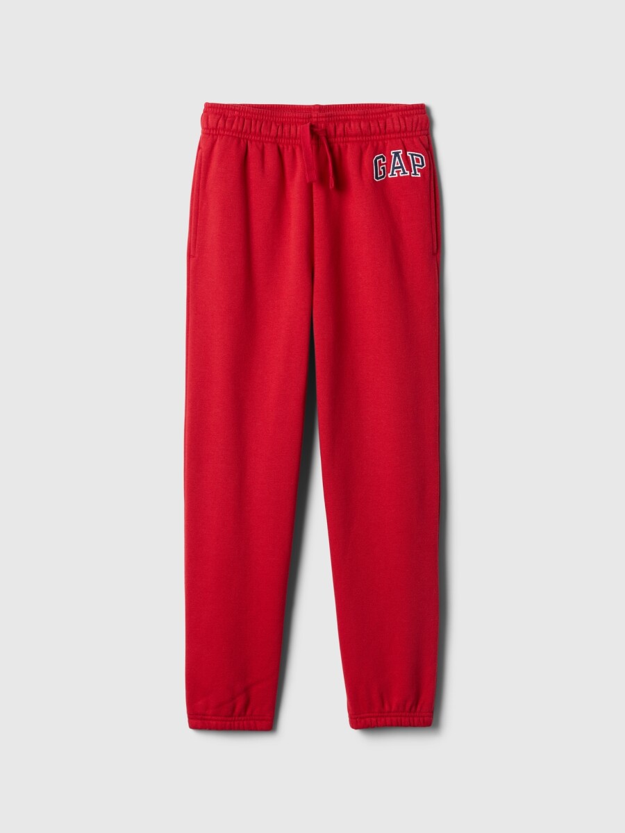 Pantalón Deportivo Logo Gap Niño - Modern Red 