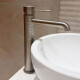 Grifería Lavatorio Alto Signature Brushed Nickel GRIS-BRUSHED NICKEL