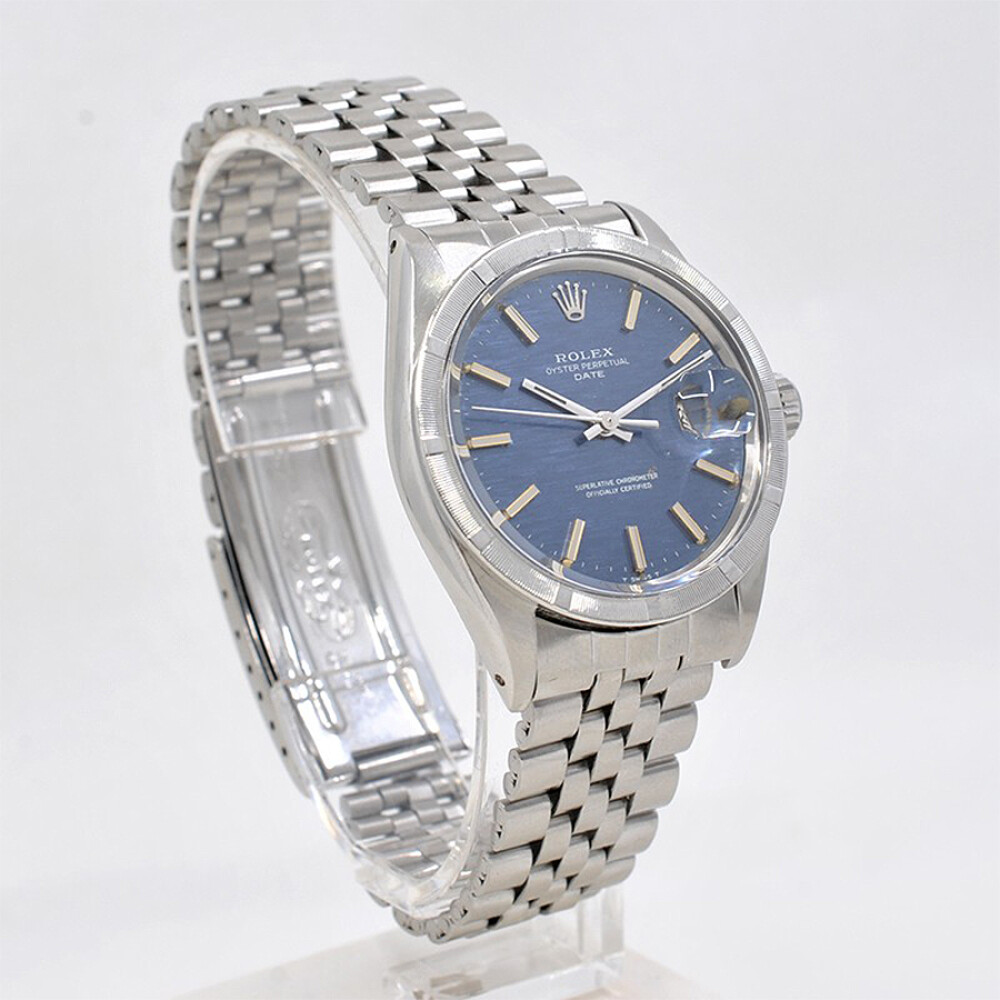 Rolex Date 1501 Caja Mosaico Azul. 34 Mm. Año 1970. Acero Rolex Date 1501 Caja Mosaico Azul. 34 Mm. Año 1970. Acero