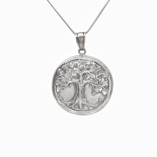 Dije Colgante Arbol de la Vida-Plata 925 inflada-Sin Piedra-CP4579 sinpiedra
