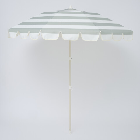 SOMBCOMP Sombrilla De Playa Compacta Sunnylife - Sea Sage Stripe