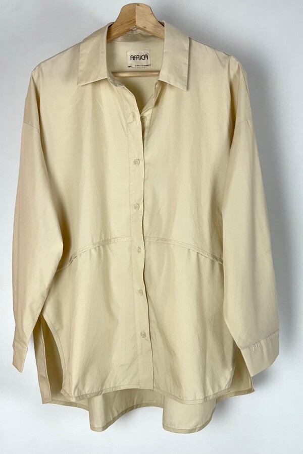 CAMISA ALGODON INDRA BEIGE