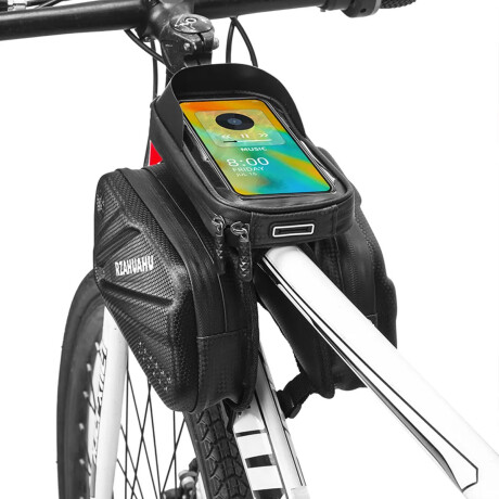Bolso Rígido Bicicleta Impermeable C/ Porta Celular Bolso Rígido Bicicleta Impermeable C/ Porta Celular
