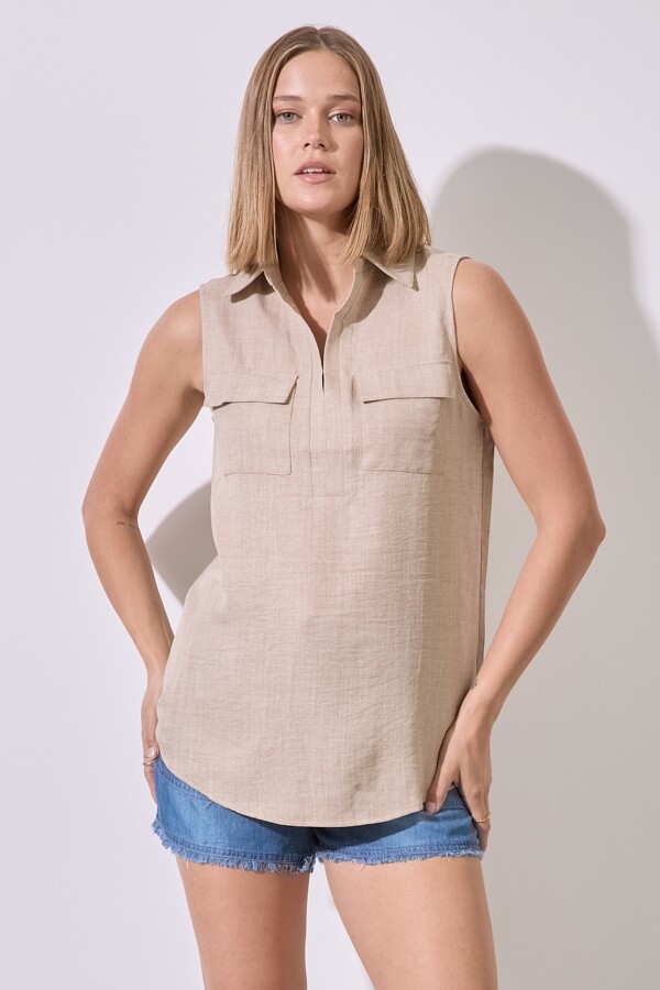 Blusa Solid BEIGE