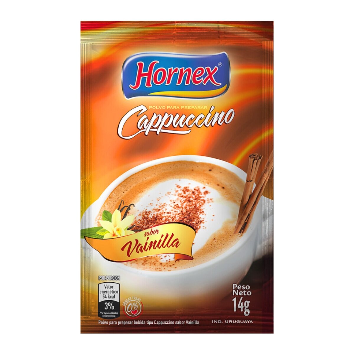 Capuccino Hornex 14g Vainilla 