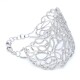 Pulsera en oro blanco 18k y brillantes Pulsera en oro blanco 18k y brillantes