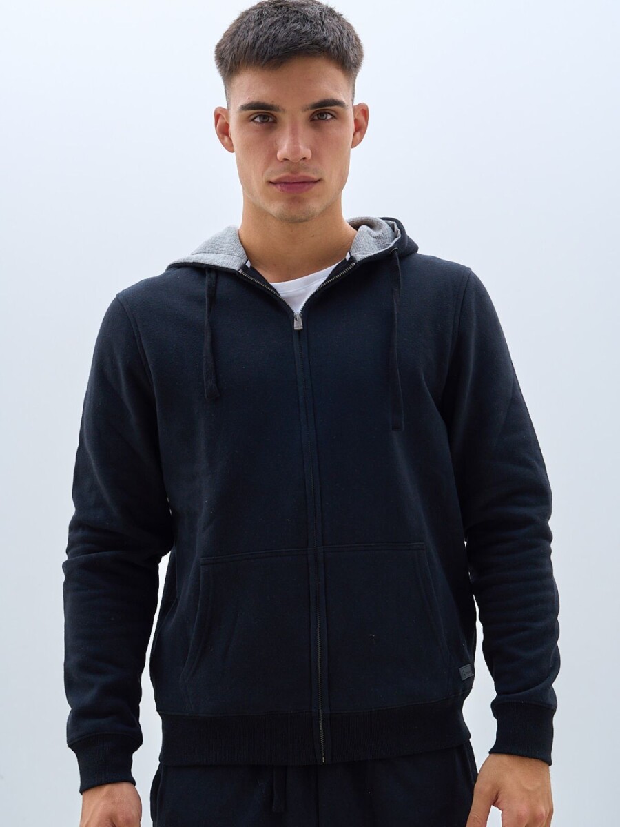 Campera de felpa Halogen - Black 