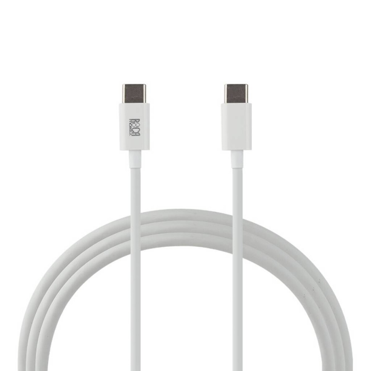Cable USB-C a USB-C Roca PD 60W 1M Blanco 