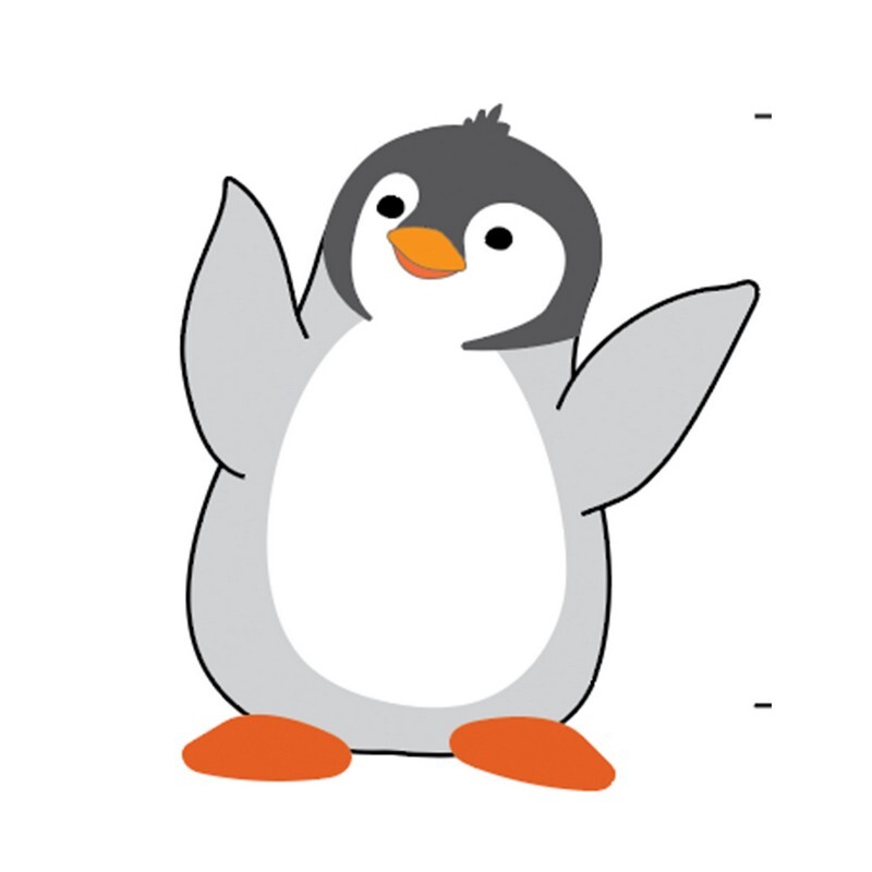 Jibbitz™ Charm Pingüino Feliz Multicolor