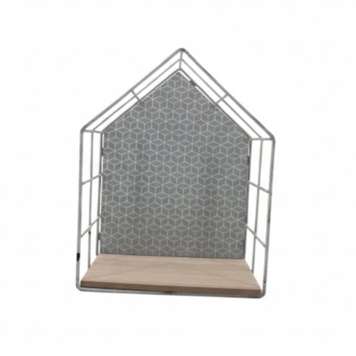 CASITA MADERA 20.2x11x25.7CM GRIS 