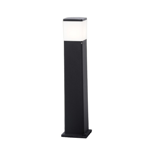 Poste caminero negro IP55 E27 800mm VIRGILIO FL0650