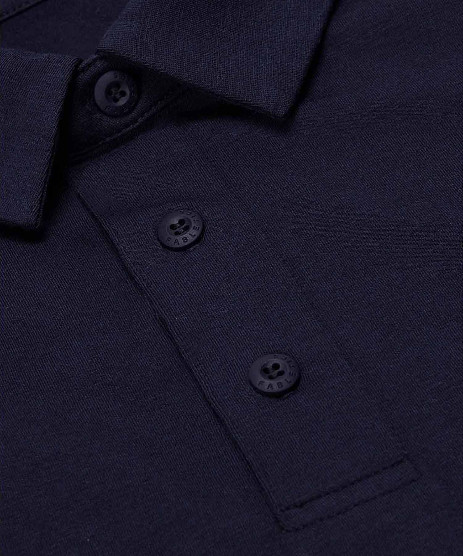 Polo Manga Corta The 24-7 Hombre Deep Navy