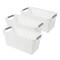 Set x3 Cesto calado angosto M 35 x 16,5 x 16 BLANCO