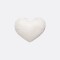 Almohadón Chico Corazón Blanco