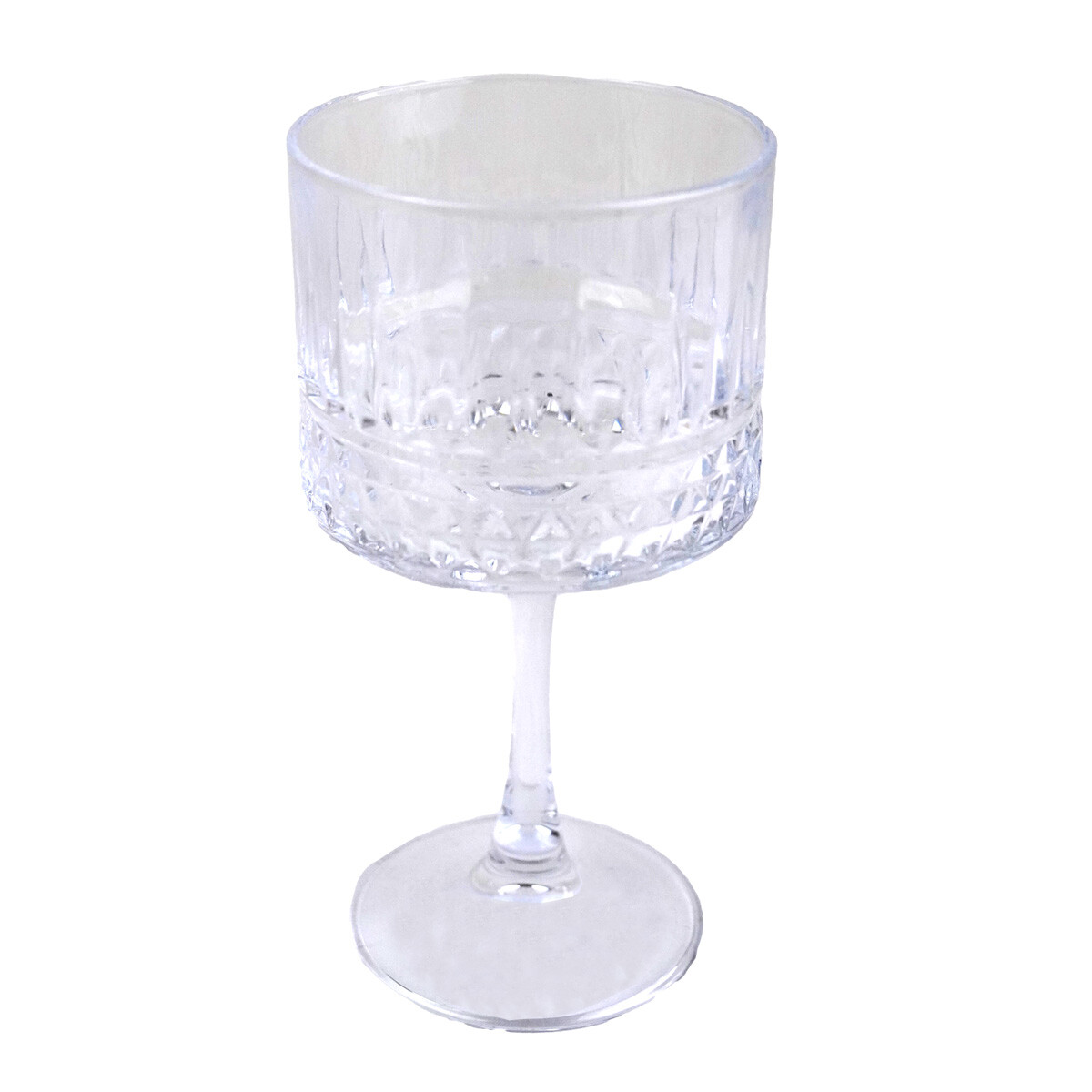 COPA VIDRIO LABRADO DIAMANTE ANCHA 
