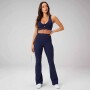 Pantalón Pureluxe High-Waisted Tlc Kick Flare Mujer Deep Navy