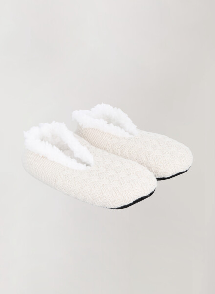 Pantumedias con antideslizante Blanco