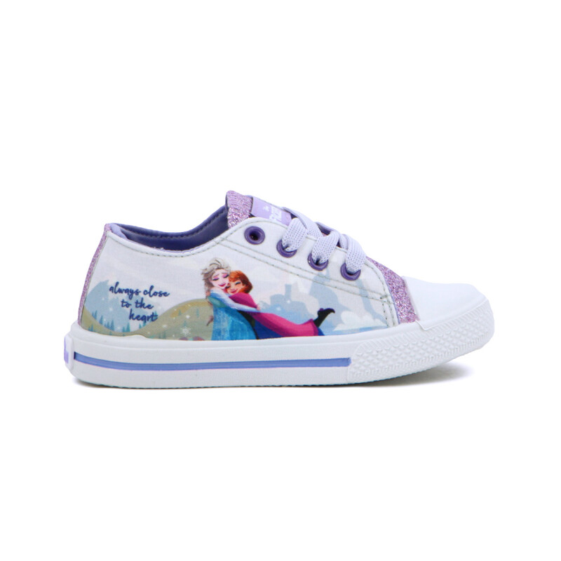 Championes Niña Disney Frozen Lona Lila