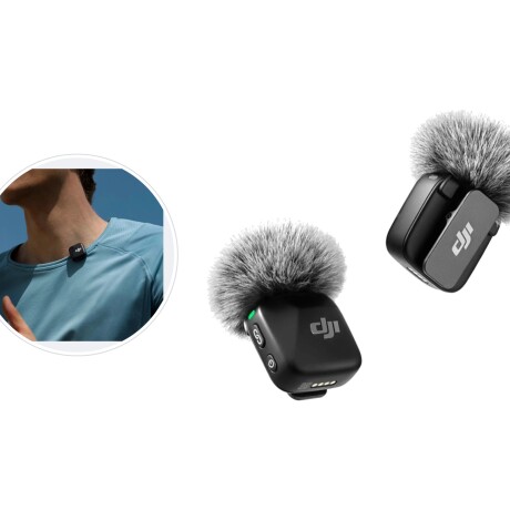 Micrófono Inalámbrico DJI Mic Mini con 2 Transmisores, Receptor y Estuche de Carga Micrófono Inalámbrico DJI Mic Mini con 2 Transmisores, Receptor y Estuche de Carga