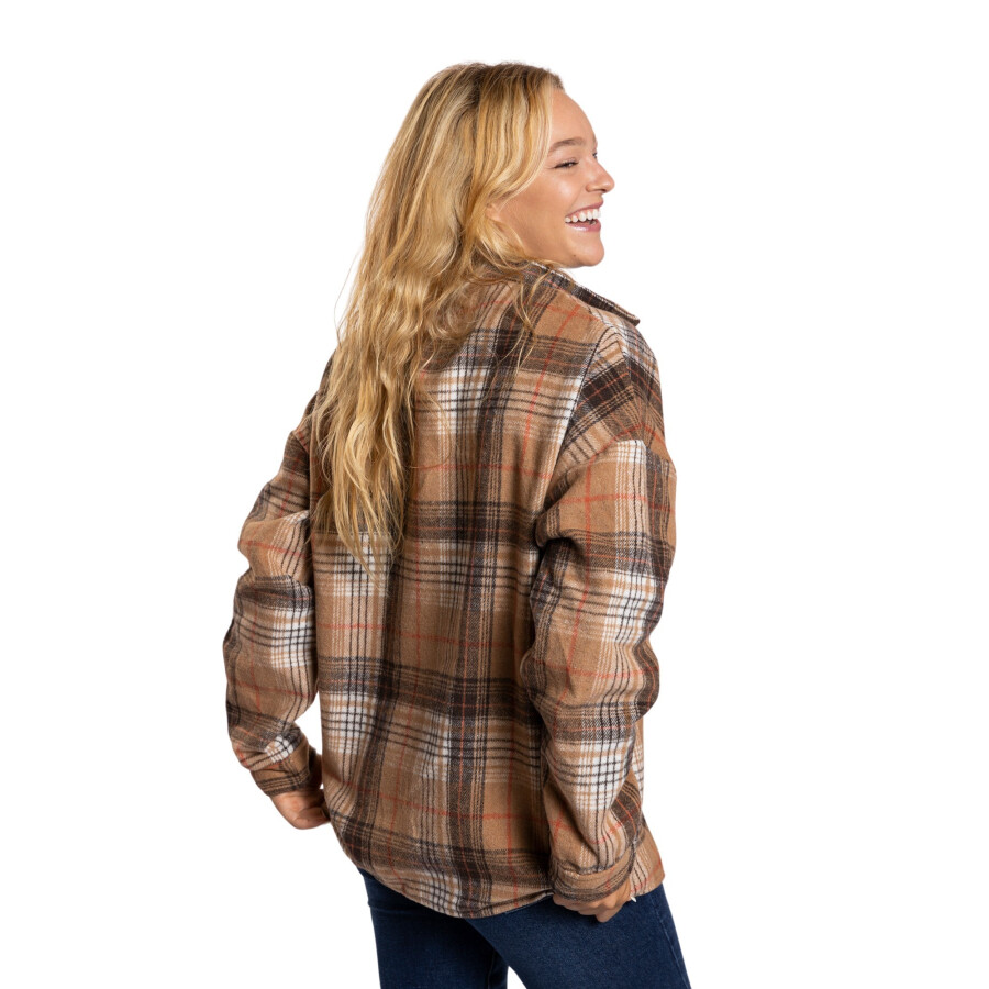 CHERRY FLANNEL SHIRT BROWN