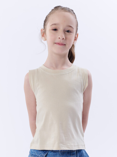 Musculosa Básica Beige