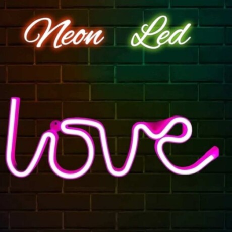 Cartel Neón led- Love 001