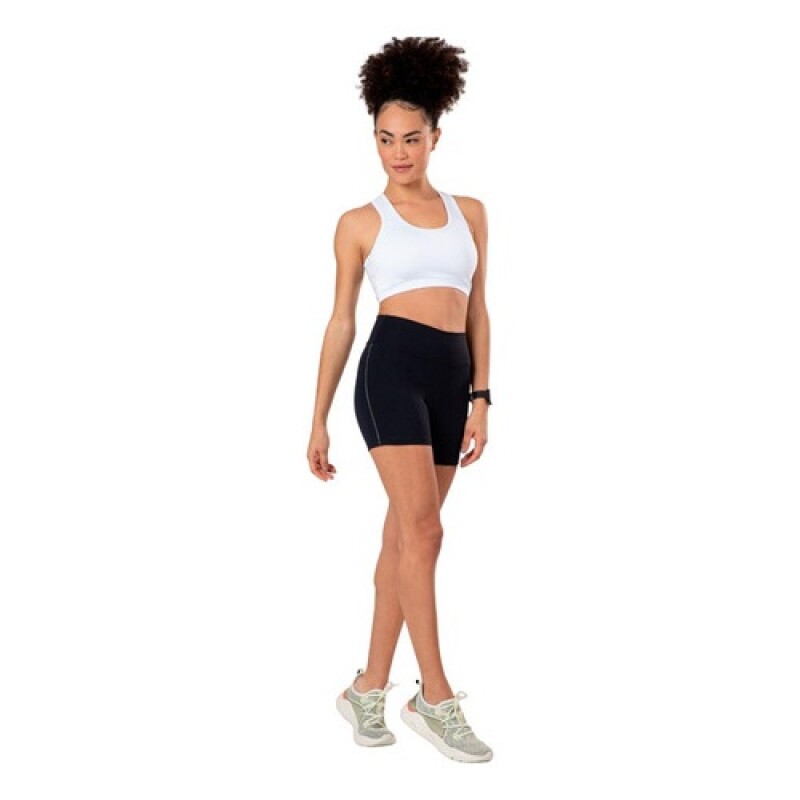 Bermuda deportiva para dama Graphene Negra Bermuda deportiva para dama Graphene Negra