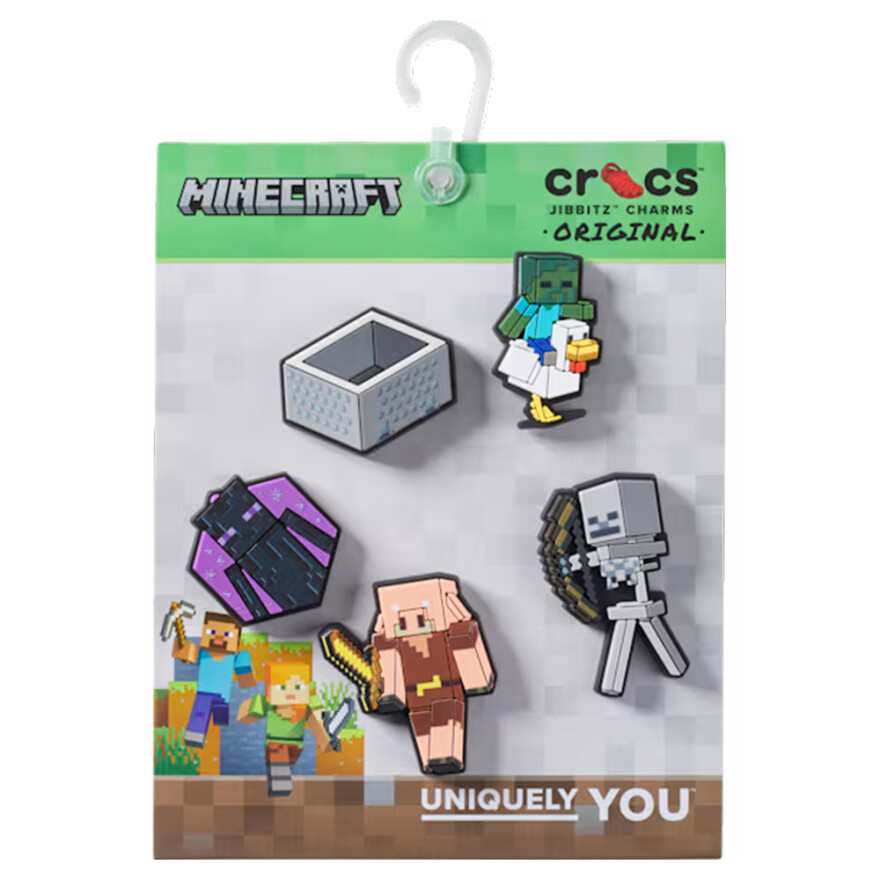 Jibbitz Minecraft 5 Pack Multicolor