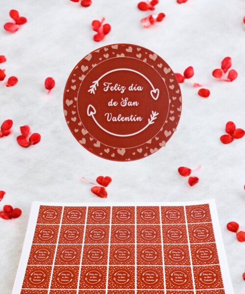 Stickers san valentin plancha DISEÑO 6
