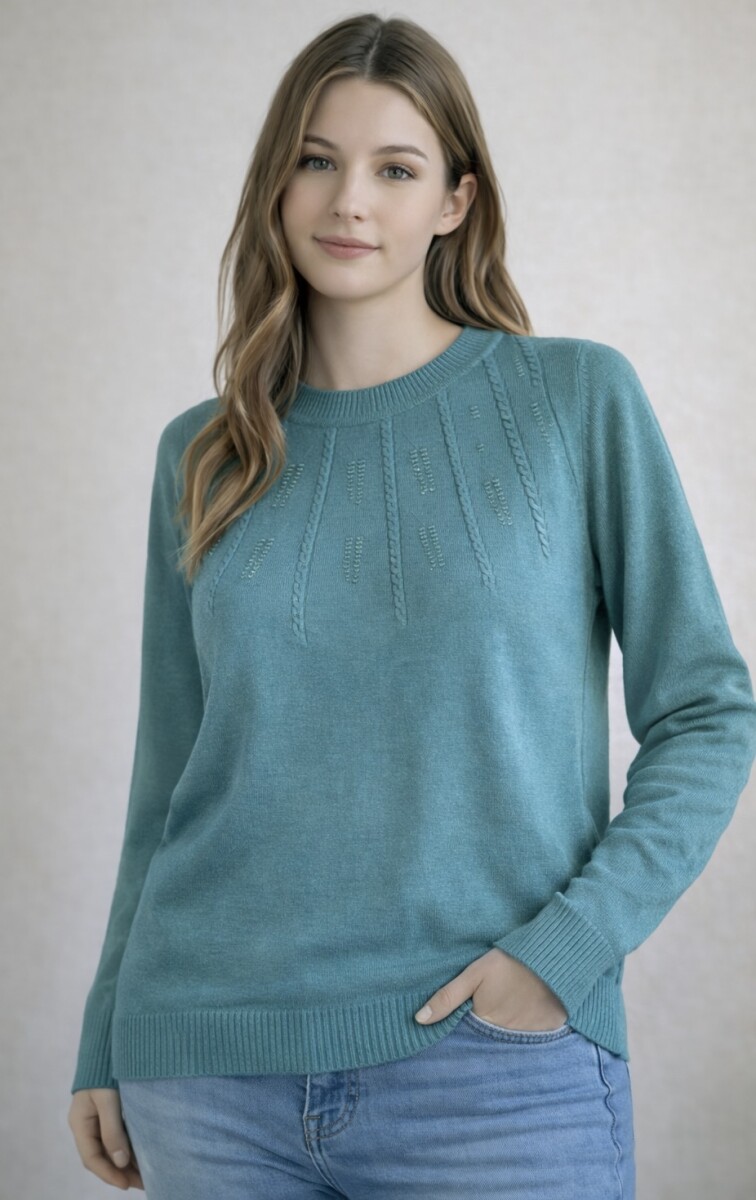 Sweater Lina - Celeste 