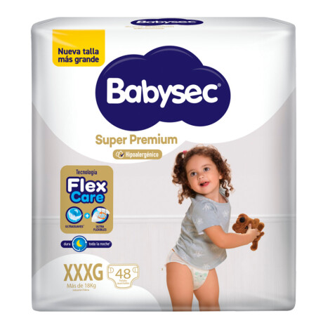 Pañales Babysec Super Premium Talle XXXG 48 Unidades Pañales Babysec Super Premium Talle XXXG 48 Unidades