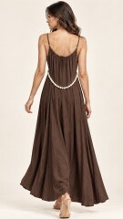 VESTIDO LIZET MARRÓN