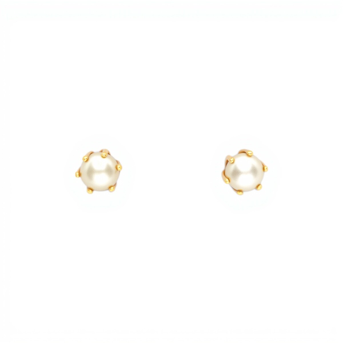 Caravanas Perlas- Oro bajo - Perla española- CA8239 - conperla 