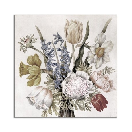 Cuadro Canva 543058-02 30X30CM Flores 001