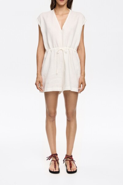 VESTIDO CORTO Marfil