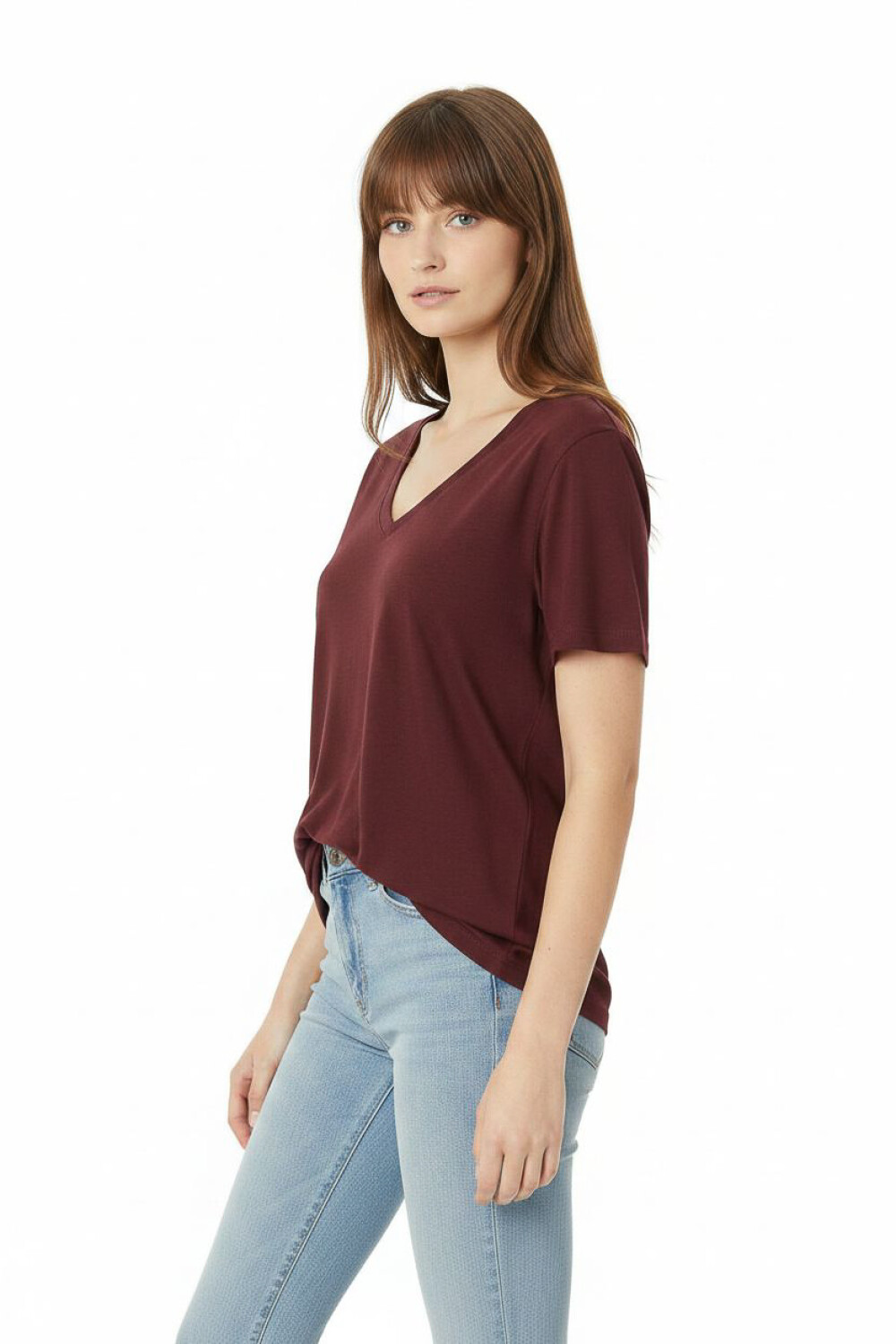 Remera Blumi Cereza Oscuro