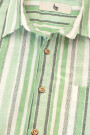 FEDE SHORT SLEEVE SHIRT STRIPE Green