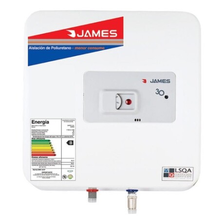 Termotanque Calefón de acero James 30Lts Termotanque Calefón de acero James 30Lts