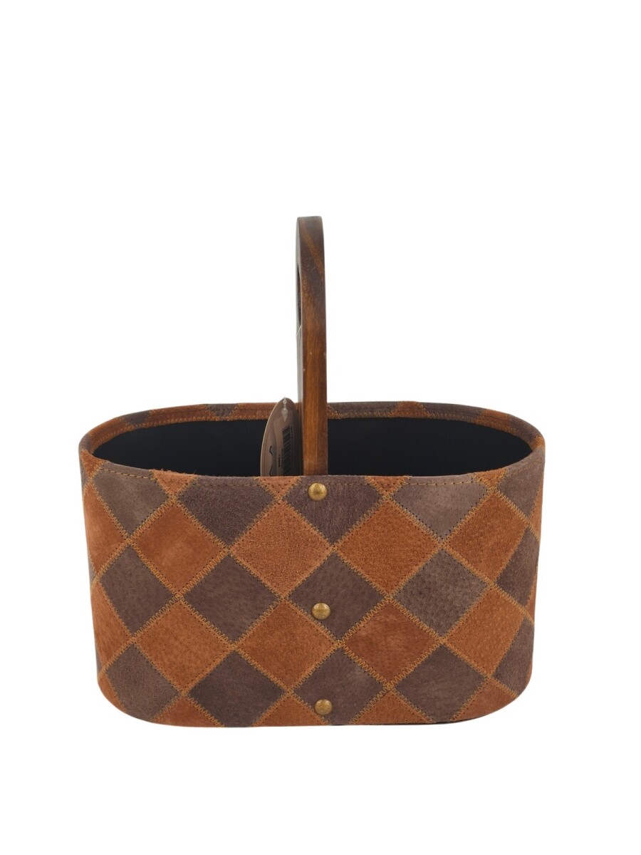 Matera para auto con rombos - Marrón 