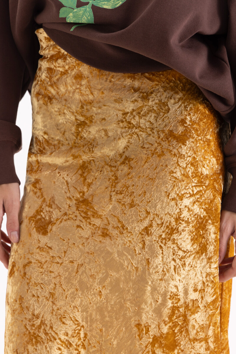 POLLERA MILAN Mostaza