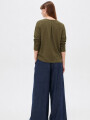 Remera Linie Verde Oliva Oscuro