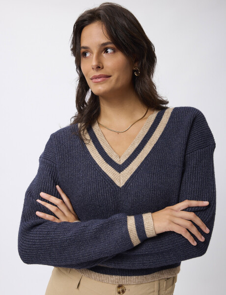 Sweater preppy marino