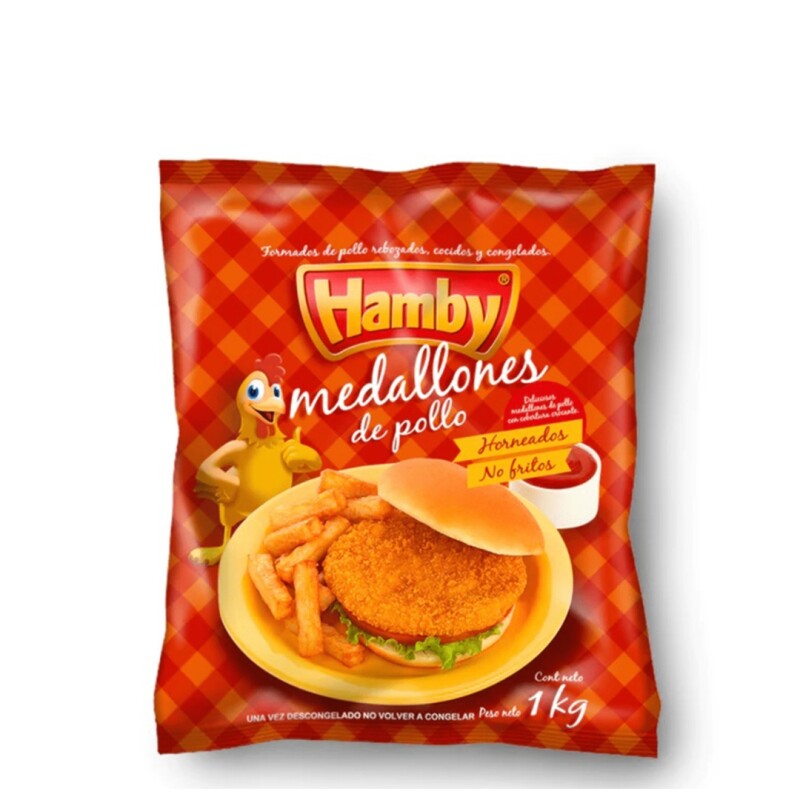MEDALLONES POLLO 1KG HAMBY MEDALLONES POLLO 1KG HAMBY