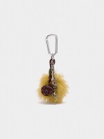 Llavero Charm Pompón Y Estrella lima