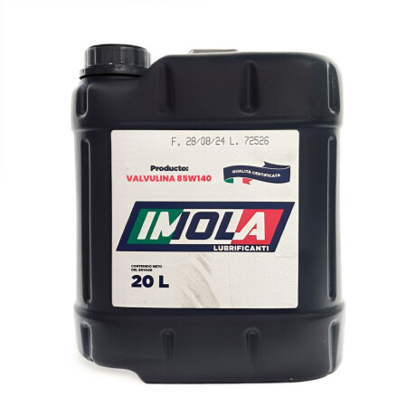 LUBRICANTE VALVULINA - IMOLA VALVULINA 85W140 ENVASE BALDE 20 LTS. IMOLA LUBRICANTE VALVULINA - IMOLA VALVULINA 85W140 ENVASE BALDE 20 LTS. IMOLA
