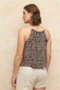 TOP DUTRA Animal Print