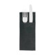 SERVILLETA NEGRA AIRLAID CANGURITO 33x40 - 50 uds Servilleta Negra Airlaid Cangurito 33x40 - 50 Uds