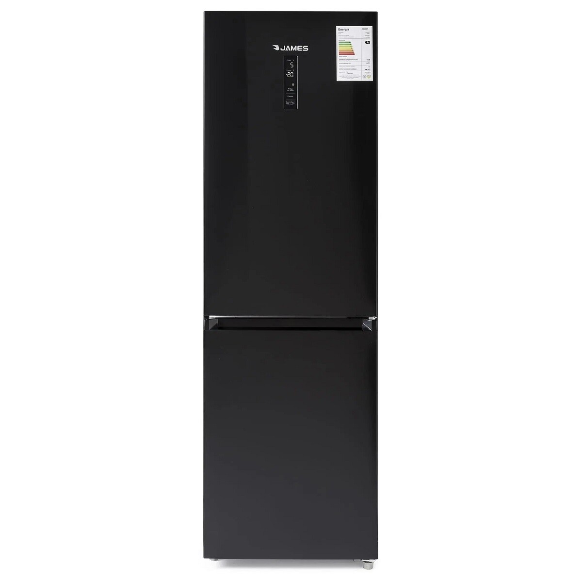 Heladera Refrigerador James Rj 420 Dark Inox 352 L Gris Oscuro 