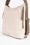Cartera hobo mochila con cierres crudo